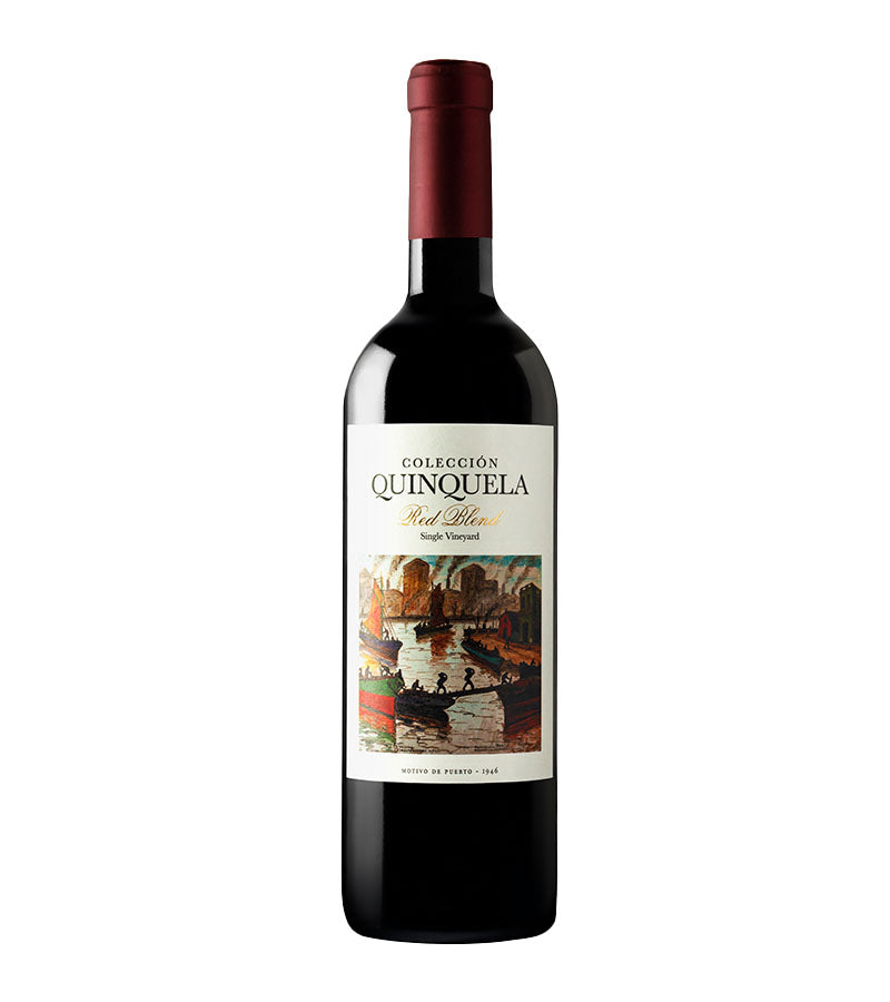 COLECCION QUINQUELA Motivo de Puerto(赤)