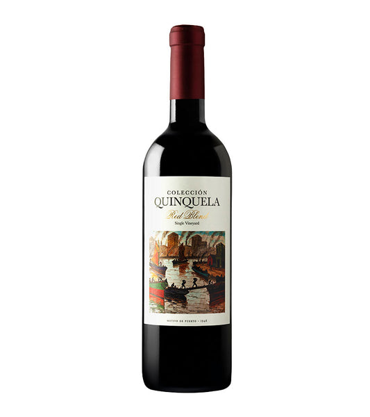 COLECCION QUINQUELA Motivo de Puerto(赤)